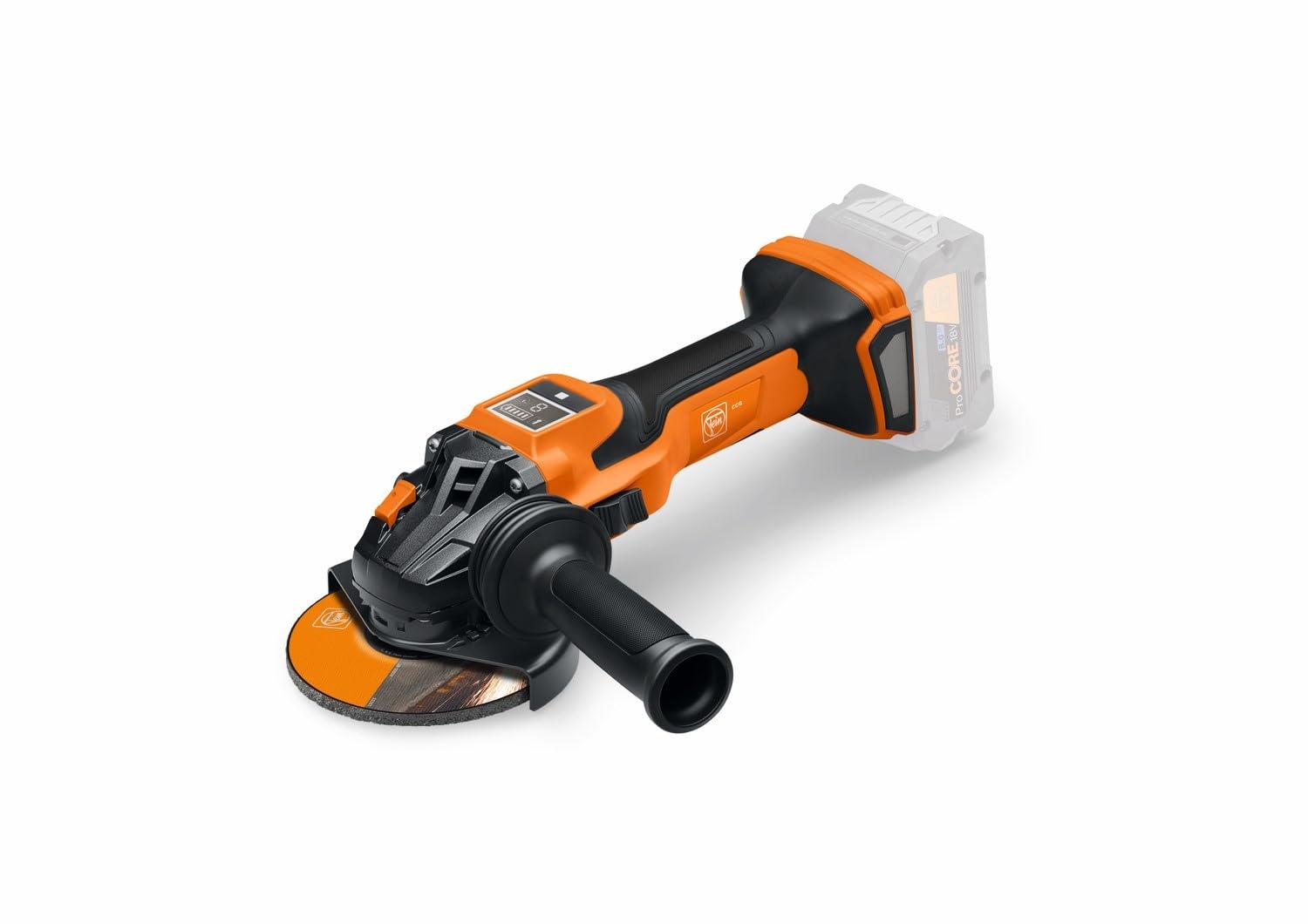 FEIN | Amoladora angular a batería Ø125 mm CCG 18-​125-​15 AS, 18V, gran rendimiento, Aplicación universal, Motor FEIN Brushless, Compatible con baterías y cargadores AMPSHare 18V