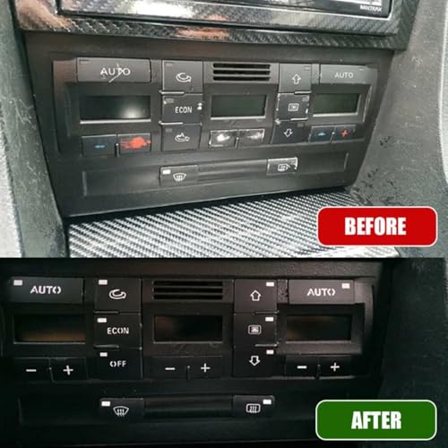 Panneau de climatisation Audi A4 B6 B7 kit sticker bouton