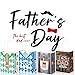24Pcs Premium Father's Day Gift Bags Set with Assorted 4 Themes and 24 Sheets of 4 Color Tissue Paper, Durable Paper Handling Bags for Birthday, Holidays, Anniversaries & All Celebrations