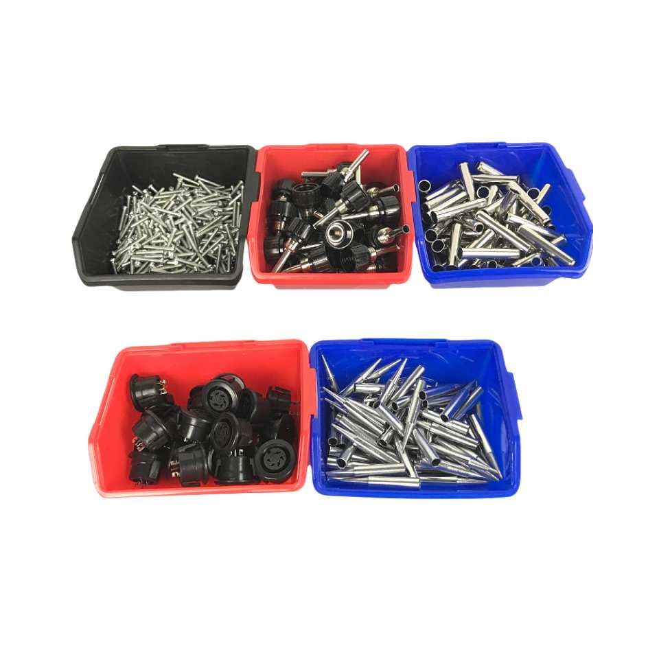 Boîtes de rangement ESD-Safe rouges (lot de 5) de 110x85x45 mm pour trier vos composants et vis. - 3