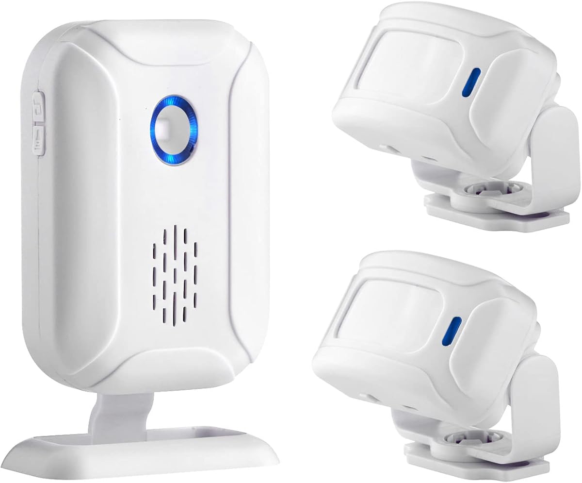 HENDUN Motion Sensor Door Bells Chime for Business, Commercial Ring Doorbell, Retail Welcome Door Sensor Buzzer, Sleepwalker Elderly Safety Monitor, Pir Motion Detector Alarm System House Indoor - Amazon.com