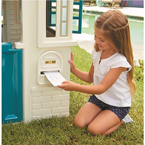 Little Tikes Cape Cottage Playhouse - Blue & Easy Store Jr. Kid Picnic Play Table #TOP3