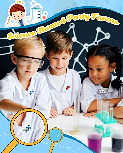 image for Taiyin 15 Pcs Science Enamel Pin Set for Kids Cute Kawaii Lab Enamel P