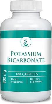 Pure Original Ingredients, Potassium Bicarbonate, 100 Capsules