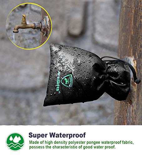 image for ArtiGifts Pro Outdoor Faucet Cover Socks for Winter Freeze Protection,