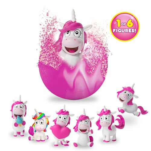 CRAZE INKEE Set de 3 Boules de Bain Surprise Licorne Bombe de Bain arôme Pop-Corn avec Surprise à l'intérieur Jouet Bain Bébé 1x Figurine Licorne Bain moussant Enfant 29428 – vue 3