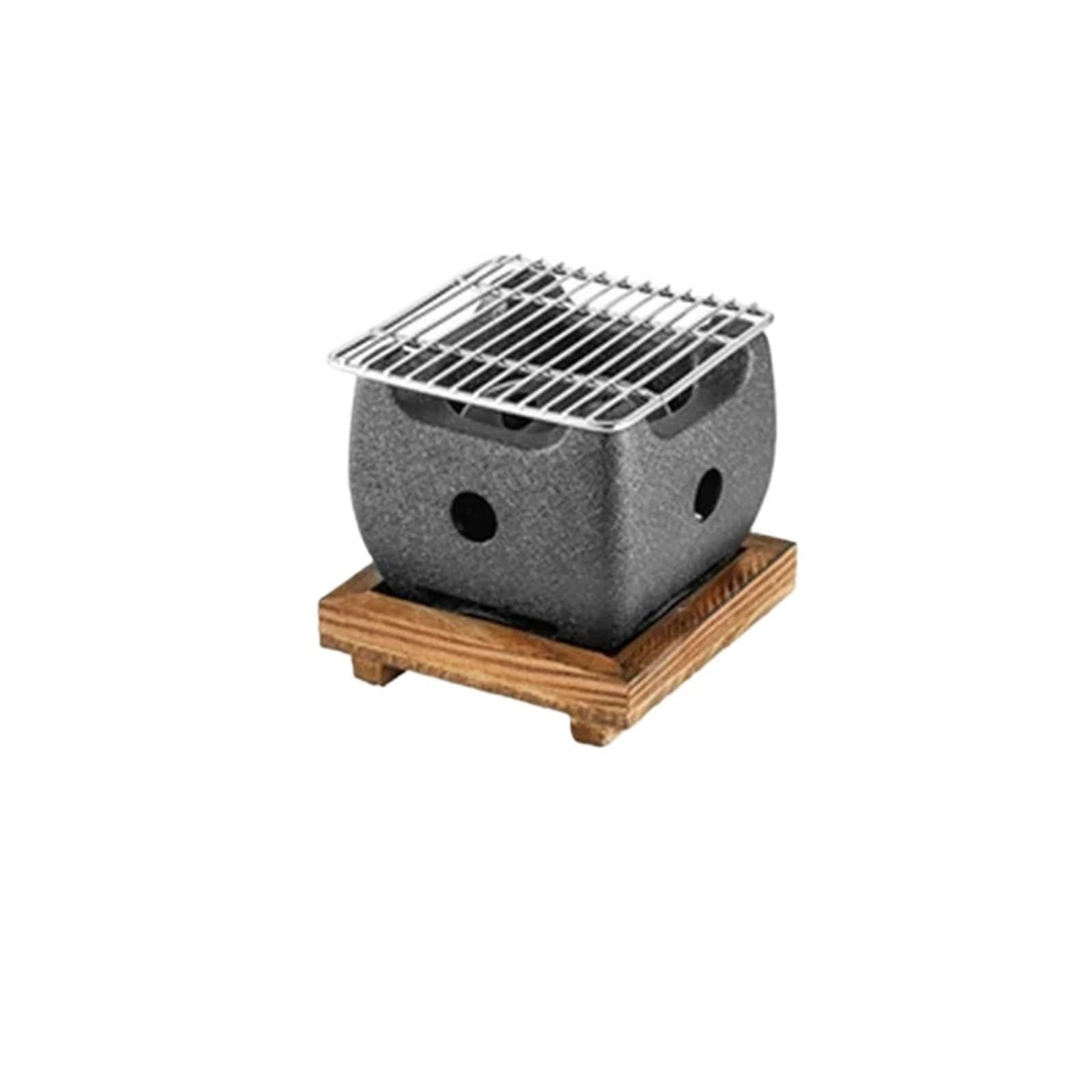 4 w 1 bezdymny wewnętrzny grill Chal Grill Wszechstronny żeliwny piekarnik do domu idealny do grillowania pieczenia i pieczenia łatwy do czyszczenia, idealny dla miłośników grillowania