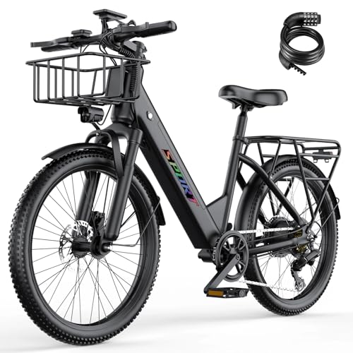 GWEIT Electric Bike for Adults with 1500W Peak Motor, 25MPH