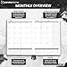 Panda Planner Pro 2025-2026 – 6 Month Large 8.5x11 Undated Academic & Productivity Planner – Weekly, Monthly & Daily Agenda, Calendar Organizer, Work Planner, and Personal Development Tool – Large, Black