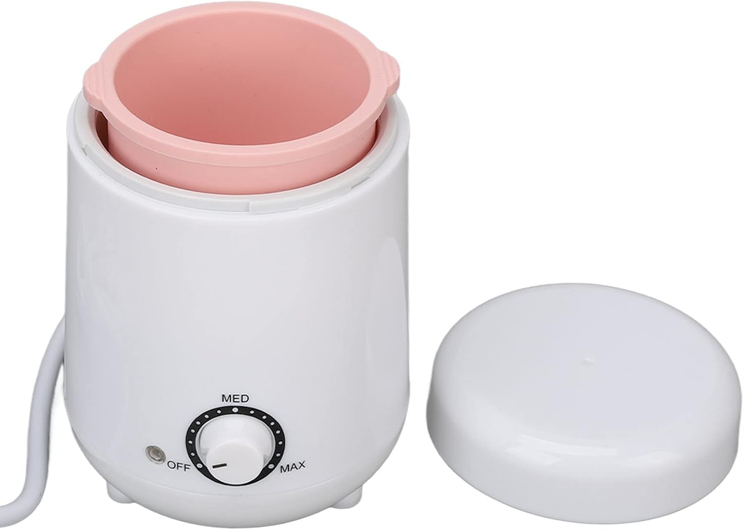 Mini Waxing Kit Paraffin Wax Heater Machine Electric Wax Heater for Hand Hair Removal Silicone Inner Tank 250 Adjustable Wax Warmer