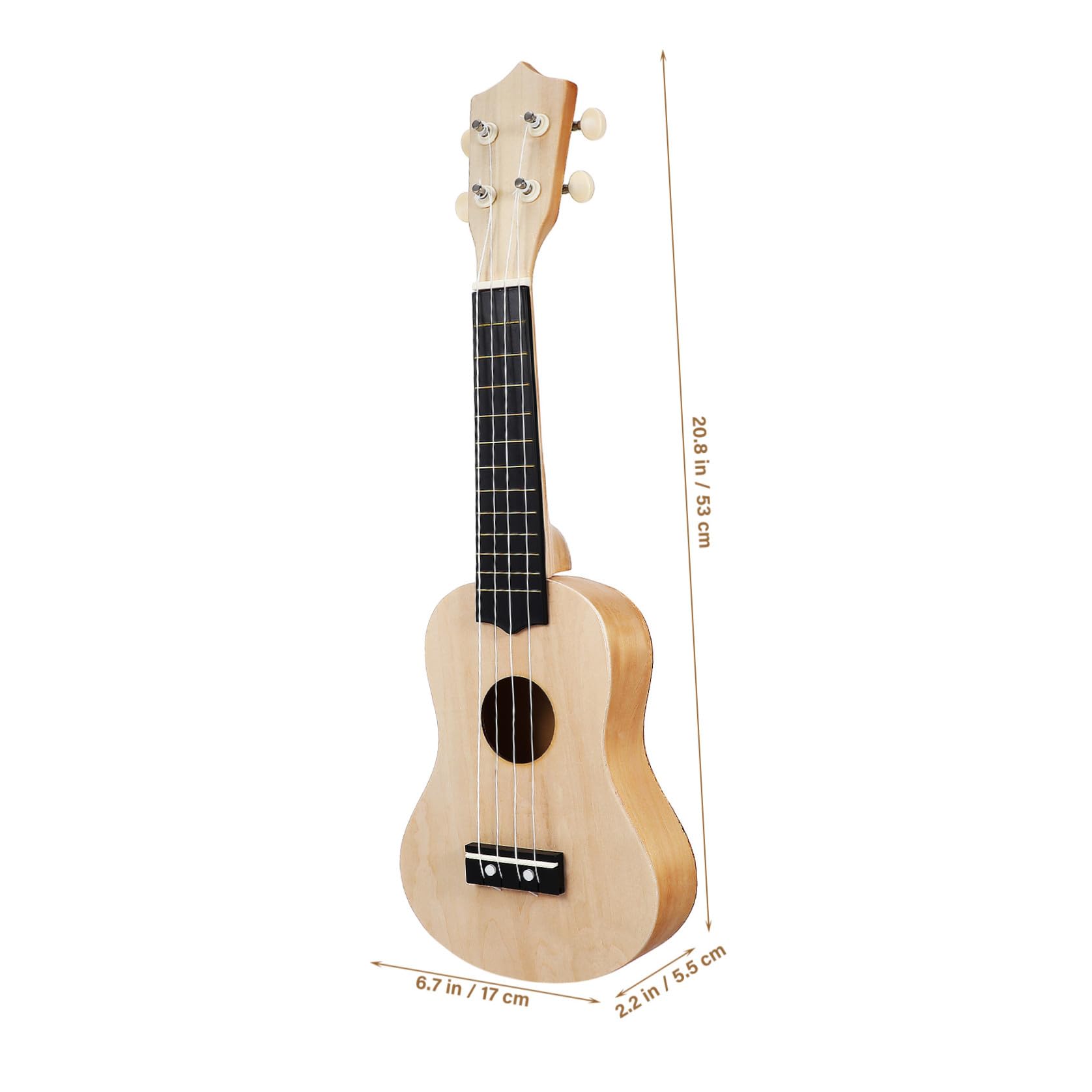 VANZACK 3 Juegos Kit de Ukulele DIY Materiales para Construcción Manual Instrumento Musical Educativo para Interacción Creativa