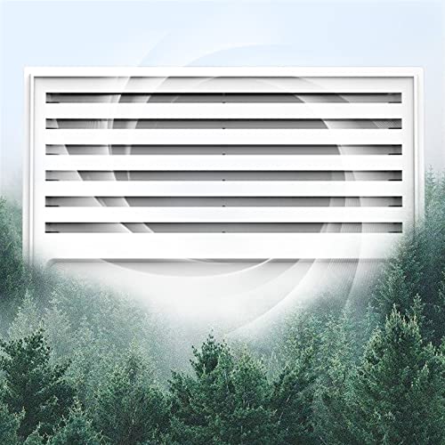 Ventilador con luz LED integrado para techo, ventilador silencioso de 30×30cm para baño con potente extracción y luz miniatura 6