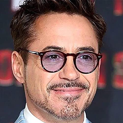 Image of ELEGANTE UV Protected Small Shape Vintage Rivet Round Sunglasses for Men
