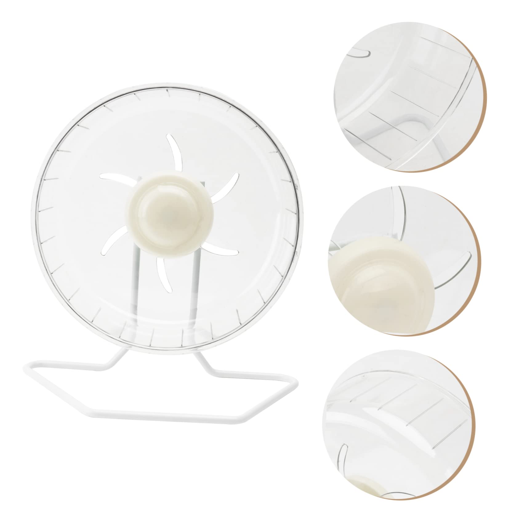 Rueda de Hámster Silenciosa de 16 Cm para Hacer Ejercicio Rueda para Hámster Enano Juguete Silencioso para Correr sin Olor Juguete de Ejercicio Nocivo para Mascotas