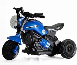 Mini Moto Motorizada Triciclo Passeio Street (Azul)