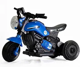 Mini Moto Motorizada Triciclo Passeio Street (Azul)