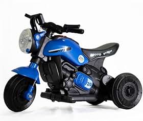 Mini Moto Motorizada Triciclo Passeio Street (Azul)