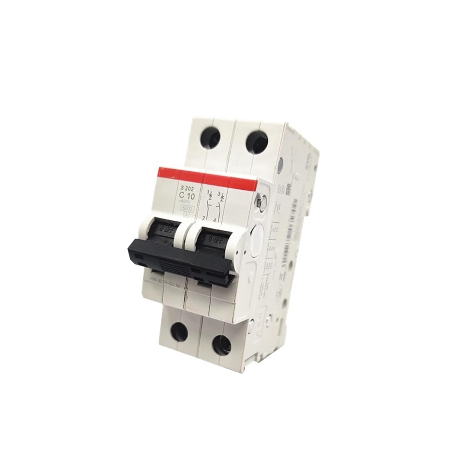 S202 1P+N 2P Miniature Circuit Breaker S202 1P+N 2P Type C 1A 2A 3A 4A 6A 10A 16A 20A 25A 32A 40A 50A 63A 1Pcs(1P N,50A)