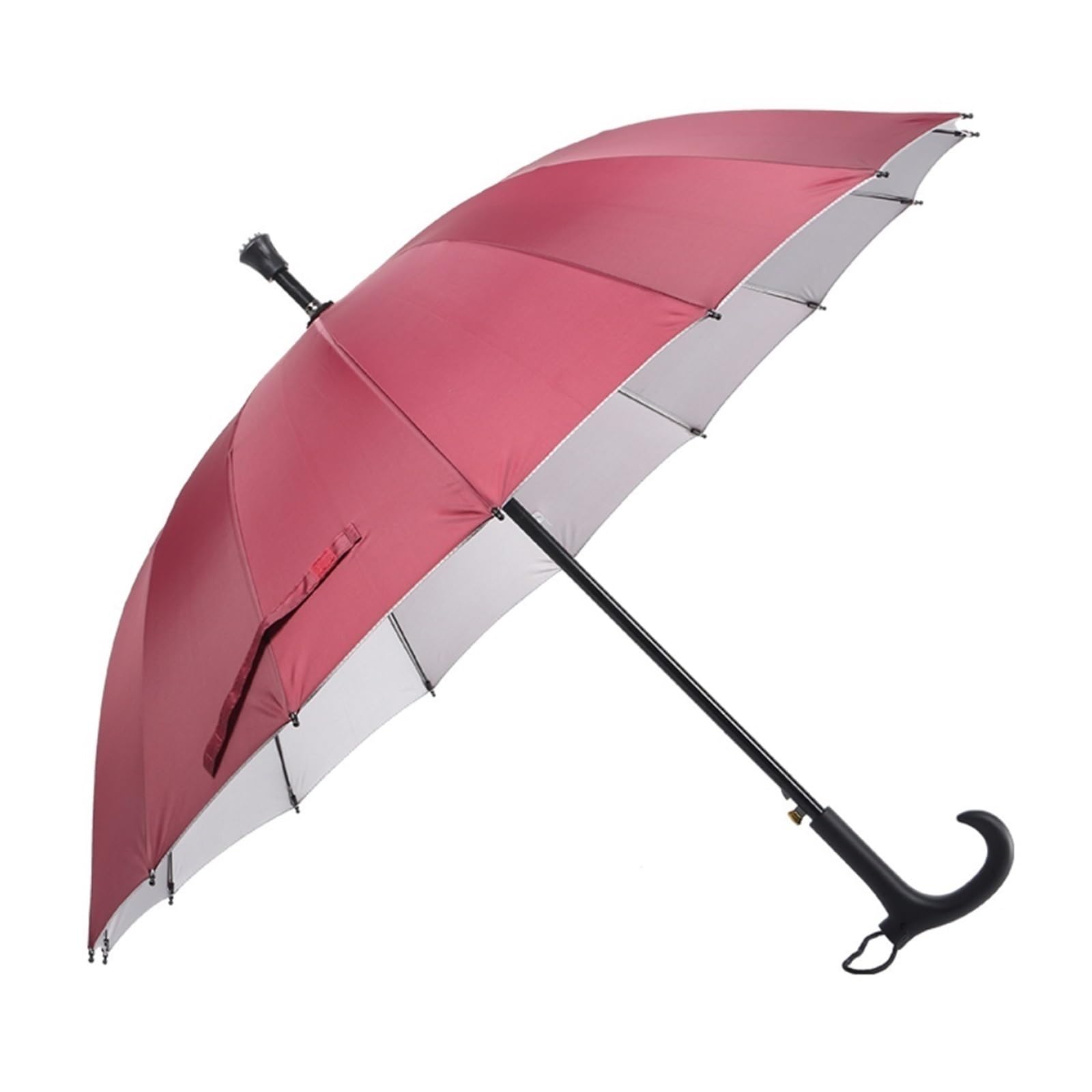CMBSSTFC Parasol z długim uchwytem Modny długi uchwyt Prosty parasol Wiatroszczelny Parasol tarasowy Parasol przeciwdeszczowy Duży Parasol Wiatroszczelny