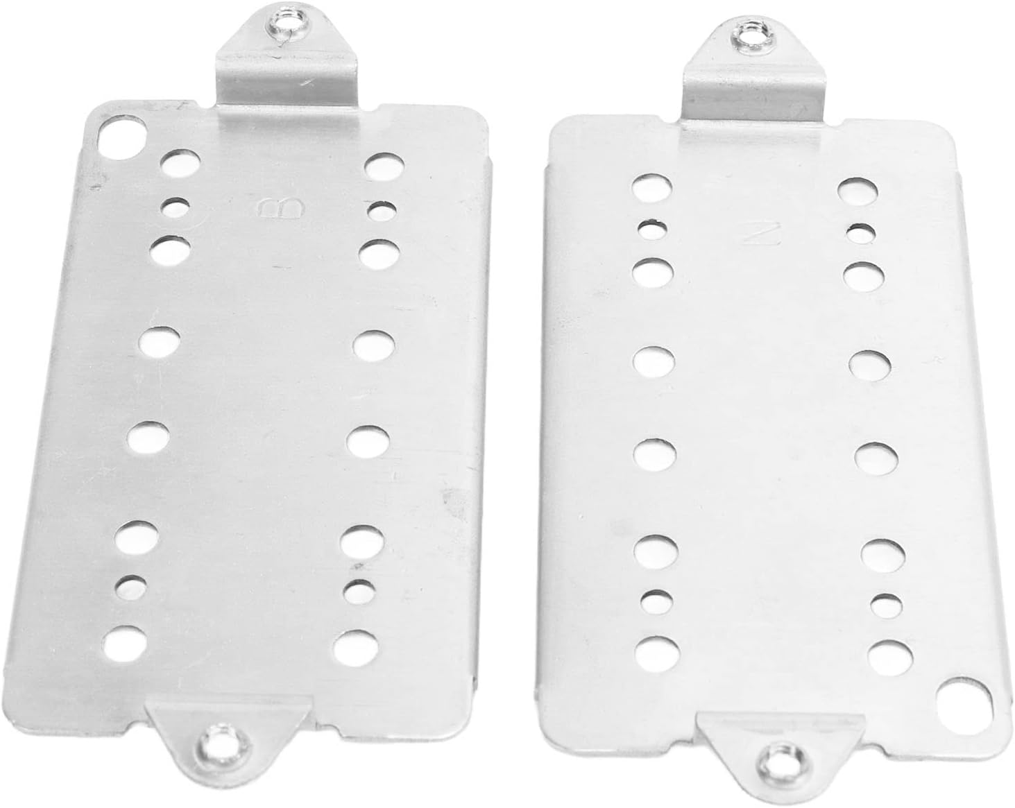Uxsiya Guitar Pickup Baseplate Replacement, Easy to Install Great Performance High Hardness 2Pcs Guitar Neck Bridge Pickup Baseplate Stable for Maintenance