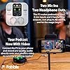 Zoom PodTrak P2 Podcast Recorder Bundle with a ZUM-2 Mic, ZHP-2 Headphones, a Tripod Stand, Mount, Windscreen, USB-C Cable, 32GB microSDHC Card, AA Battery Kit with Charger #5