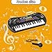 EKKBHKI 32 Keys Kids Piano Keyboard Toys, Multifunction Keyboard for Kids - Children Early Learning Educational Music Piano Toys for 3-8 Year Old Boys and Girls (Black)