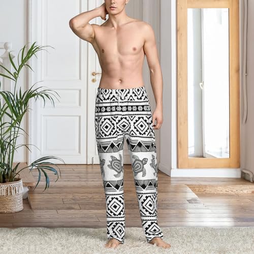Pantalon de pyjama homme rayé confortable contre la transpiration nocturne - 3