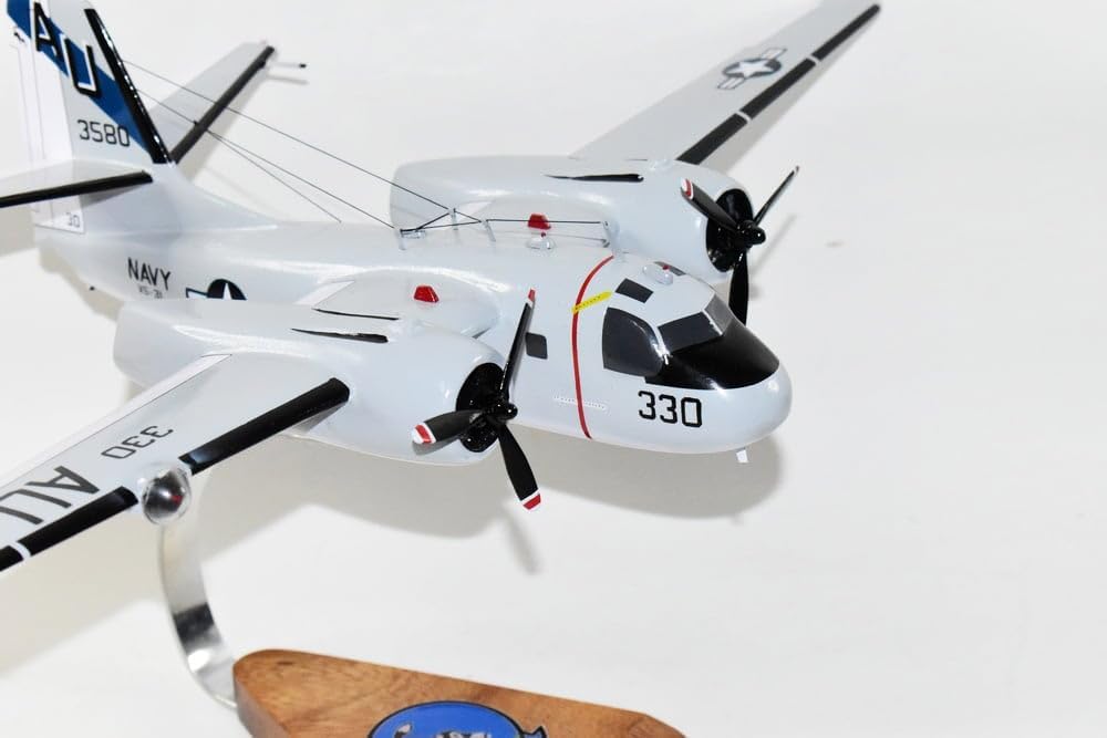 VS-31 Topcats S-2 Tracker Model, Naval Aviation, Mahogany. Veterans