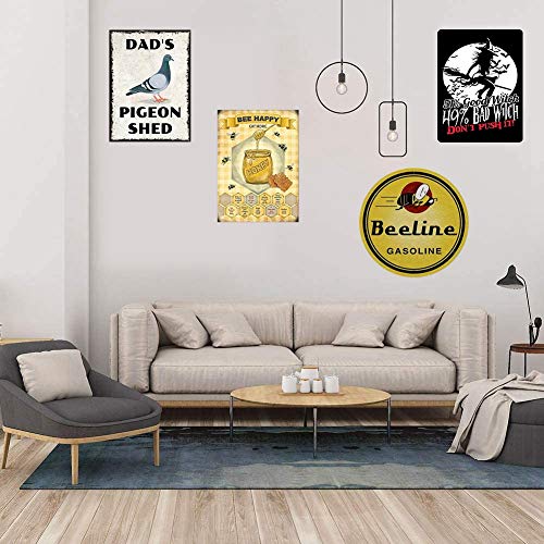 Vintage Style Metal Tin Sign 8X12Inch Pin Up Girl Military Aviation Nose Art Veteran Wwii Airplane Wall Decoration Poster Home Bar Restaurant Garage Cafe Art Gift Metal Sign #TOP4