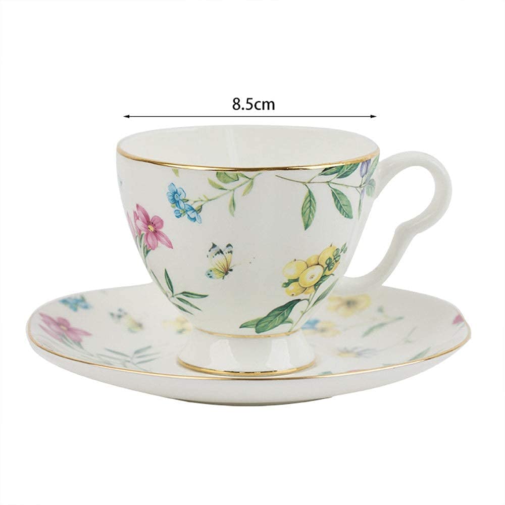 Red Bone China zestaw filiżanek do kawy - dom restauracja biuro filiżanka do herbaty latte cappuccino espresso kubek na sok mleko zestaw do jadalni