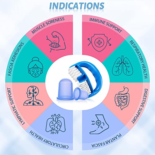 Silicone Cupping Therapy Set And Cellulite Massager, Anti Cellulite Cup Massage Roller, Vacuum Massage Cup Kit Body Cup Set Health Beauty Care, 3 Pcs(Large & Medium Cup And Brush) #TOP4