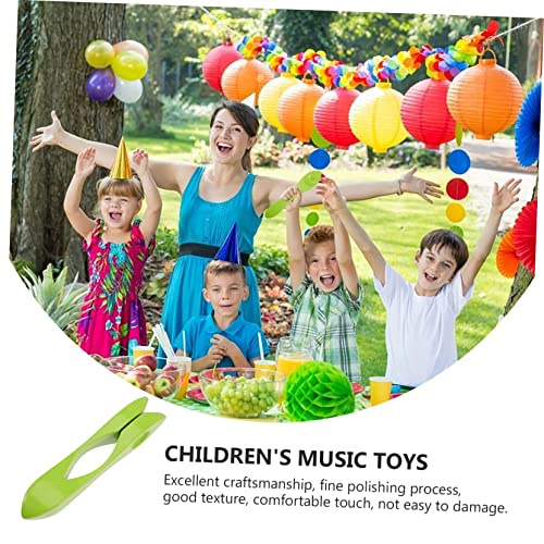 Milisten castanets claves musical instrument percussion spoons natural wood percussion early educational musical spoon choir handbell percussion rattle hand chimes washboard toddler wooden - Thumbnail 7