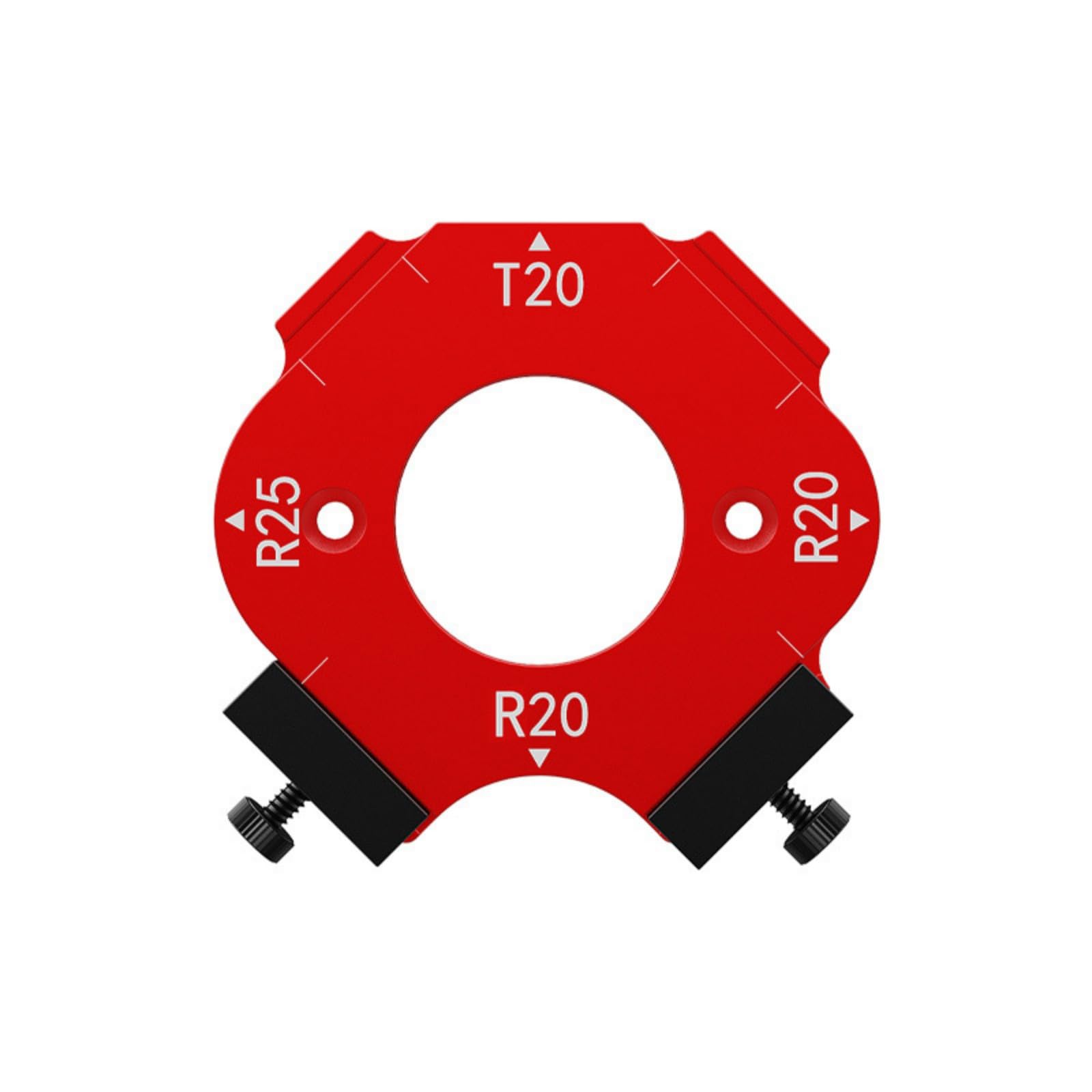 Woodworking Round Corner Templates R20 / R30 / R35 Woodworking Inside Outside Corner Large Arcs Mold Round Positioning Mold