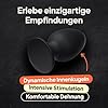 obaie Thick Jiggle Analplug Groß - Silikon Analplug XL Anal Trainer - Silikon Plug für Frauen Männer und Paare - Butt Plug Anal Dehnung Plug Groß Sexspielzeug - Schwarz - Durchmesser: 6 cm #1