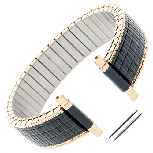 Gilden Gents Custom Length Expansion 16-20mm Vintage Romunda Stainless Steel Watch Band 564 (6 1/2