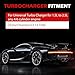 Autodevil T3 T4 Universal Turbo Turbocharger Compatible with T3/T4 T04E 0.57 A/R 48.1 TRIM 400+HP Boost Stage III Charger 1.5L-2.5L Engine Replaces Part