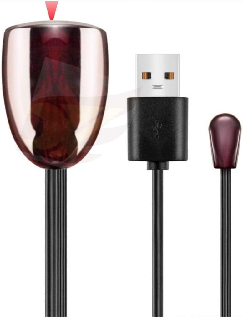 FAMOUS QUALITY® Infrared Remote Extender Blaster Receiver Emitter Repeater System Kit, IR Extender for Audio, TV, 1.5 Meter