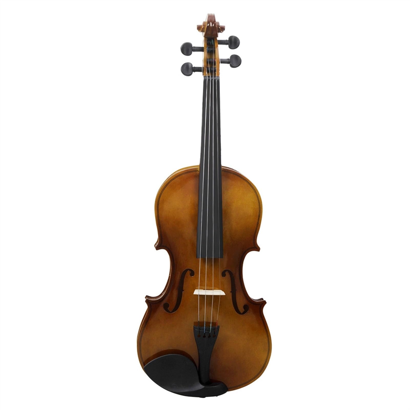 Violine Natürliche Farbe Lindenholz Violine Anfänger Übungsgeige Flügel Geigenkasten(1/2-natural)