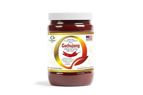 Miniatura 9 de Q-Rapha Gochujang coreano prémium (pasta de chile), sin gluten, sin OMG, artesanal sin pasteurizar (5 galones)