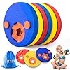 Aitsite 6PCS Manguitos Piscina para Niños, EVA bebé Flotadores de Piscina Espuma, Piscina Discos Flotadores, Manguitos Dolphin con Bolsa de Almacenamiento Portátil, para Niños de 2-6 años