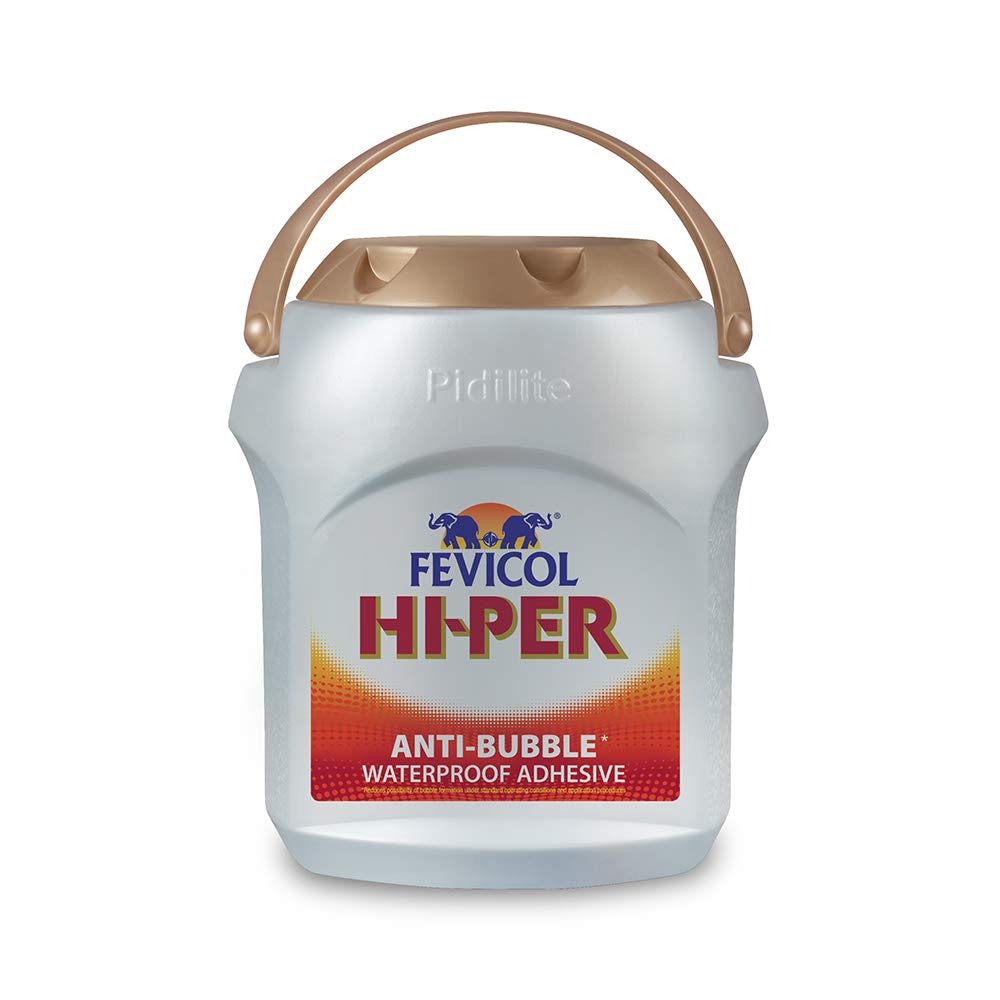 Fevicol Hi-per - High Performance woodworking Adhesive | Anti-bubble, waterproof | Setting time 2hrs | Suits all climatic condition | 1Kg