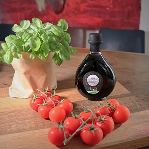 Aceto balsamico di Modena I.G.P. 250ml - original italienischer, dickflüssiger Balsamico Essig ohne Zucker - mindestens 5 Jahre im Holzfass gereift - frei von Zusatz- und Konservierungsstoffen