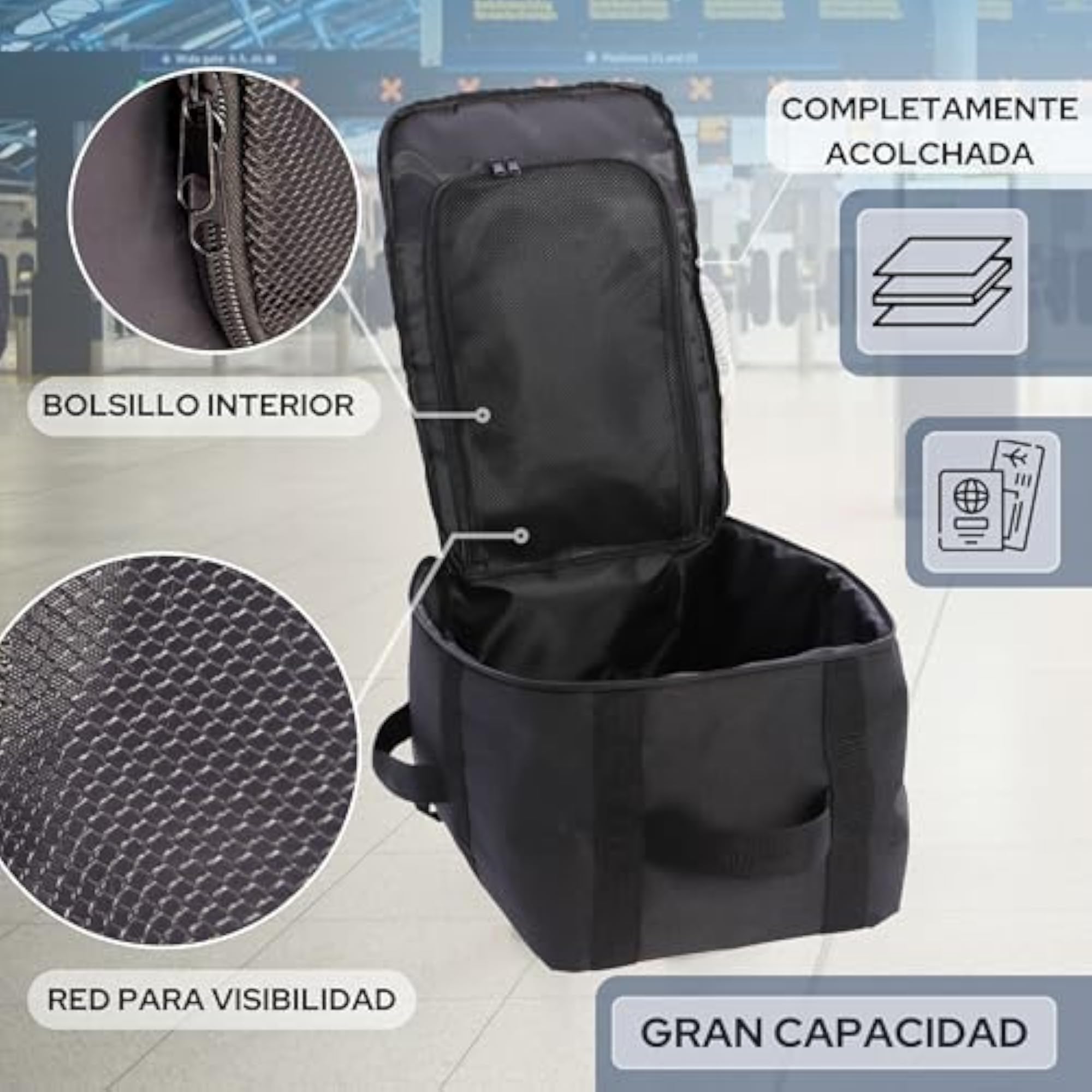 Unisex Mochila Viaje Cabin Travel Backpack