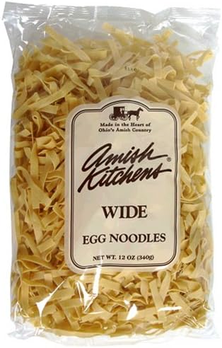 Amish Kitchens Home-Style Egg Noodles, 12-Ounce Bags (Pack of 12)