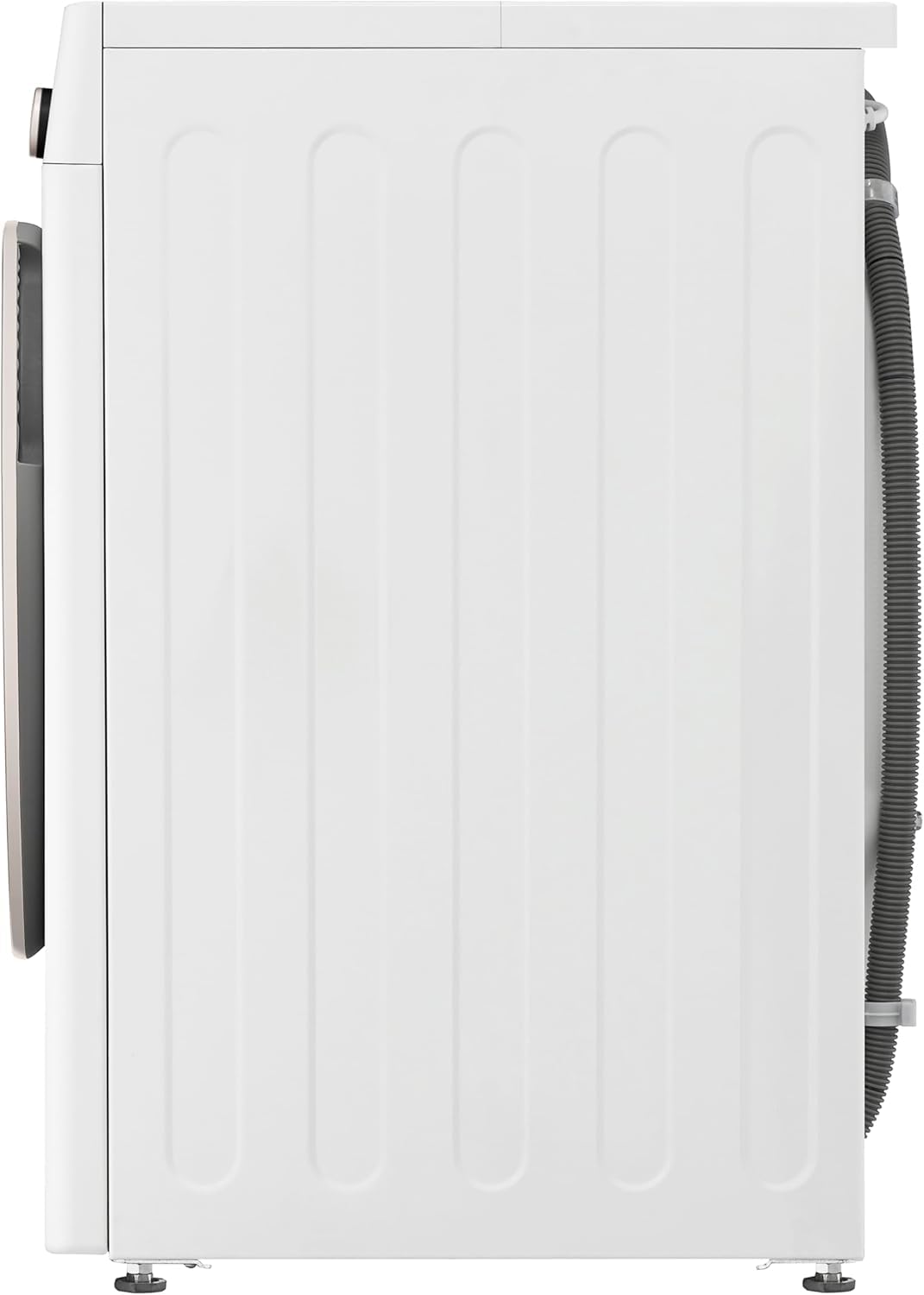 LG AI DD F4R7010TSWG Lavatrice 10 kg Classe A -10%, 1400 Giri, Carica Frontale con Oblò in Vetro Temperato, Funzione TurboWash 360, Vapore su 7 Programmi, Wi-Fi, Libera installazione, Serie R7, Bianca