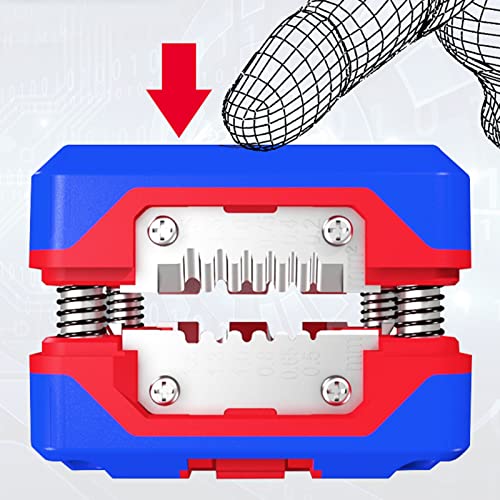 Multi-Purpose Electrical Wire Stripping Tool (24 Awg - 6 Awg) Portable Strippers Wire Stripping Box With Cutter Best Tool For Professional Electrician For Wire Repair And Installation. #TOP3