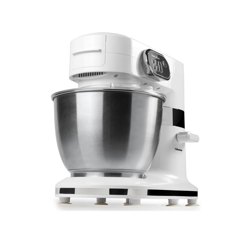 Tristar MX-4162 - Robot de cocina con bol de acero inoxidable de 5 litros, 1000 W, color blanco