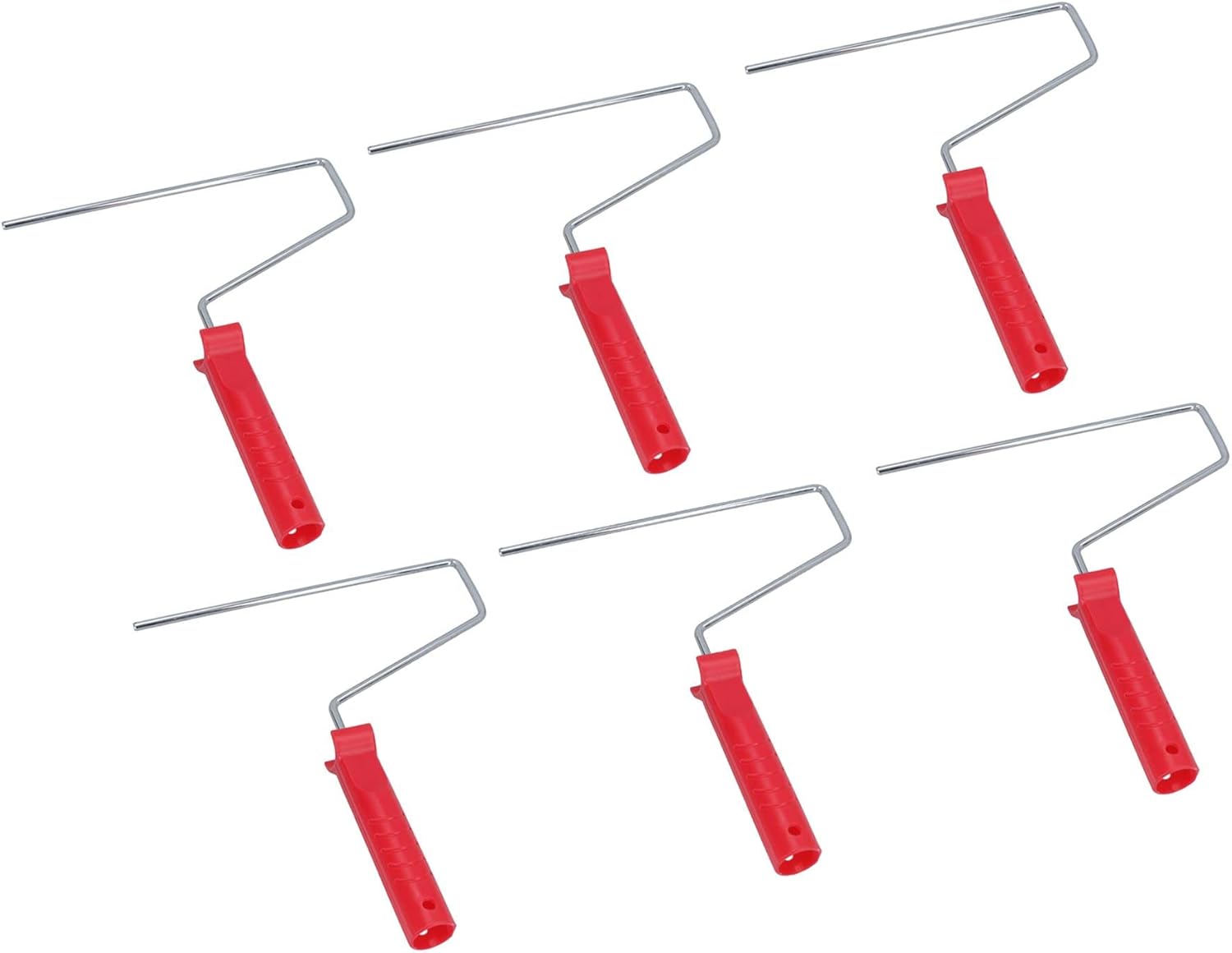 10in (250mm) Paint Painting + Decorating Roller Handle Frame Plastic Handle 6pc