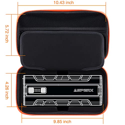Asperx Carry Case For Ax2500 Ax3500 Ax4500 12V Jump Starter, Eva Protection Case, Portable Case Car Tool Gadgets Carry Bag #TOP6