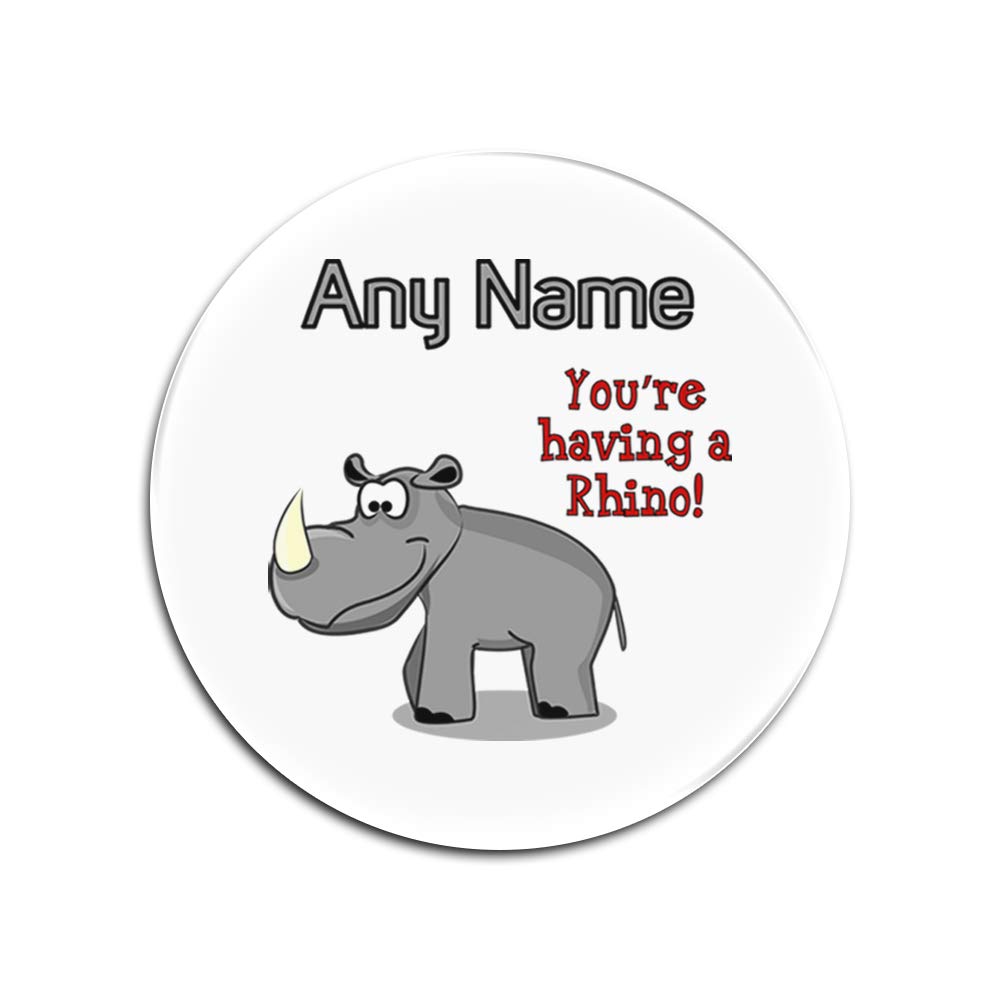 Dessous-de-verre en verre You are Having a Rhino pour apéritif convivial